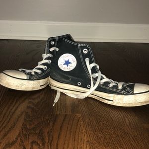 Worn In converse high tops